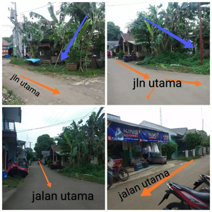 Jual tanah strategis dekat Jalan Raya Parung Km.40 Bogor