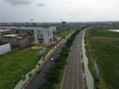 kavling komersil 1700m2 pik 2 jalan boulevard