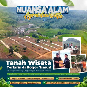 Kavling wisata murah di bogor timur rn