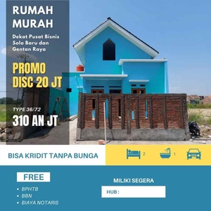 Rumah Murah Di Gentan Raya