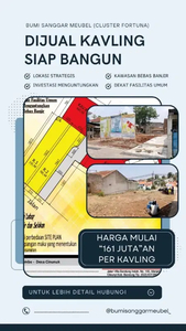 Tanah Kavling dan Ruko Bumi Sanggar Meubel Jl. Cijambe Cinunuk