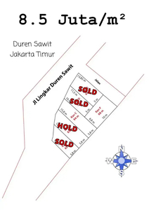 Tanah kavling dijual duren sawit jakarta timur