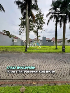 Tanah Kavling Strategis di Jalan Utama Araya Golf Malang