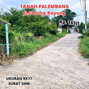 Tanah Kosong Area jl.gotong royong dekat YPAC Palembang