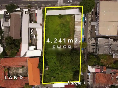 Tanah lokasi strategis siap bangun di dalam kota Senen Jakarta Pusat