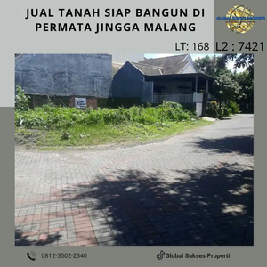 TANAH LUAS HARGA ISTIMEWA DI PERMATA JINGGA KOTA MALANG.