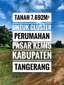 Tanah Luas Pasar Kemis Untuk Perumahan Rajeg Mekarsari Kab, Tangerang