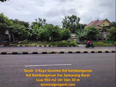 Tanah Murah Utk Gudang / Kantor Jl Raya Suratmo Kel Kembangarum