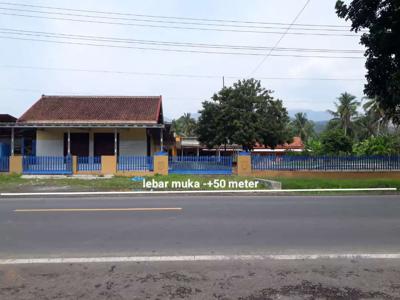 JUAL RUMAH TEPI JLN RAYA LINTAS SUMATERA LT 3500 M²