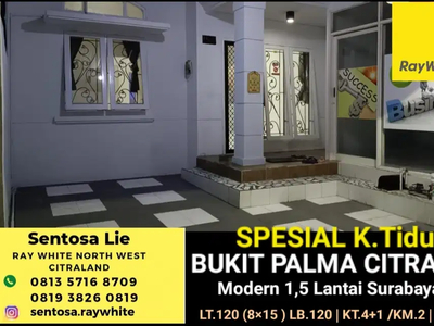 4+1 Kamar Tidur Rumah Bukit Palma Citraland + AC, WaterHeater, CCTV