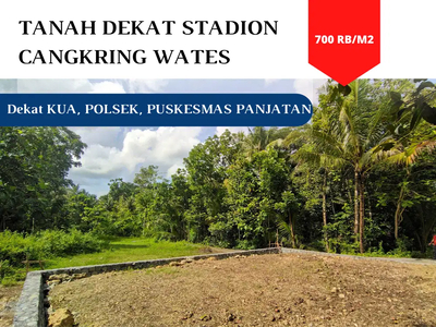 Dekat Stadion Cangkring Wates, Tanah Murah Jogja Akses Aspal