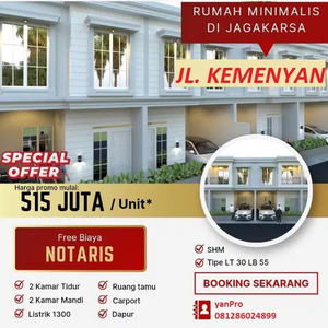 Di Jual Rumah Murah Akses Mobil Bebas Banjir 2 Lantai di Jagakarta