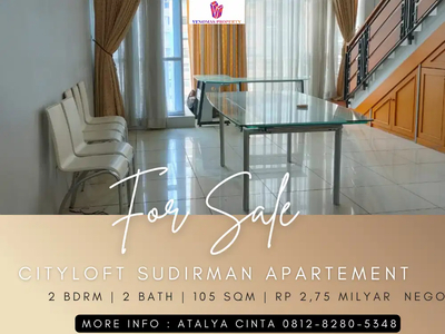 Dijual Apartement Cityloft Sudirman Low Floor 2 Bedroom Full Furnished