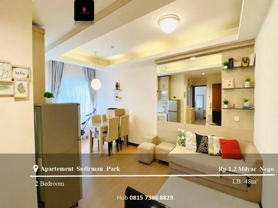Dijual Apartement Sudirman Park High Floor 2BR Full Furnished