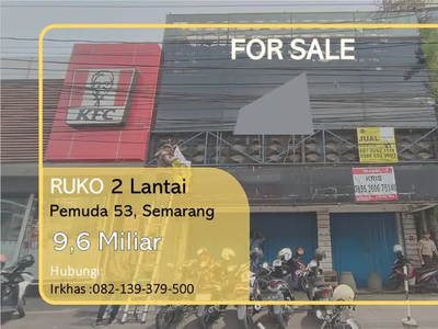 Dijual Ruko 2 Lantai area Jalan Pemuda Semarang