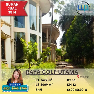 Dijual Rumah Mewah Kokoh di Boulevard Araya Malang