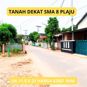 dijual tanah tengah kota area ramai plaju jaya 6 palembang