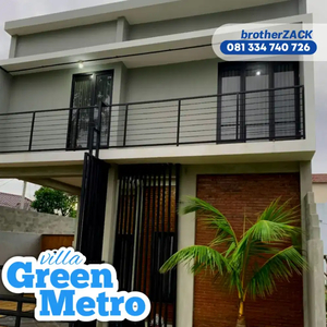 HOT PROMO RUMAH VILLA GREEN METRO