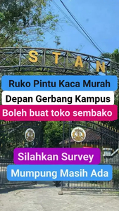 (MURAH) DISEWAKAN RUKO PINTU BOLEH UNTUK TOKO SEMBAKO / LAUNDRY