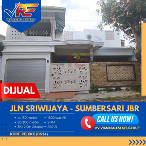 RUMAH 2 LANTAI DI JLN SRIWIJAYA DEKAT UNIV SROEDJI JEMBER