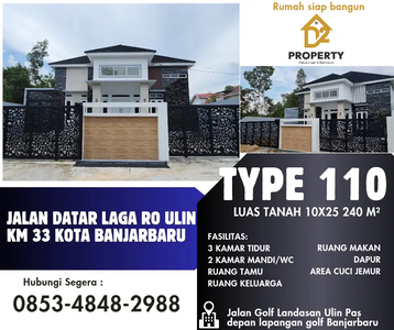 Rumah komersil Km 33 Banjarbaru