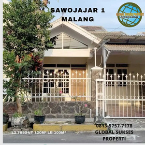 Rumah Luas Murah Strategis Siap Huni di Sawojajar 1 Malang