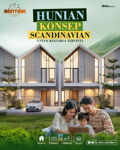 Rumah Minimalis 2 Lt di Panyileukan Konsep Scandinavian Modern