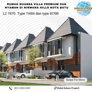 Rumah Villa Premium Elegan Nirwana Hill Pasive Income Tinggi Kota Batu