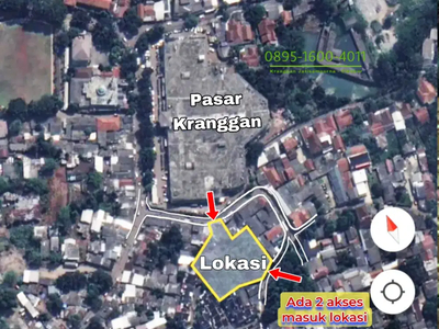 Tanah 3000m² SHM di Kranggan jatisampurna Bekasi kota
