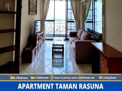 Apartemen Taman Rasuna, 2 Kamar Tidur, For Rent, Furnished, Bagus
