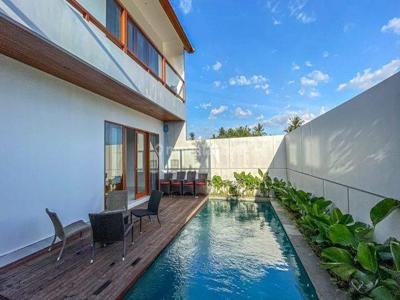 Yearly Rental New Villa Full Furnished Ricefield View Near Canggu