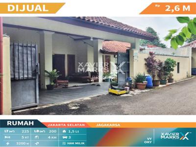 DIJUAL Rumah Asri di Jagakarsa Jakarta Selatan