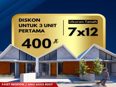 HARGA PROMO SPECIAL 3 UNIT PERTAMA HANYA 400 JUTA SAJA