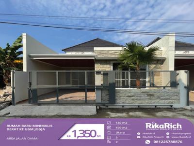 Rumah Baru Minimalis Satu Lantai Di Jogja Utara Area Jalan Damai