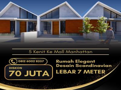 RUMAH MEWAH 1 LANTAI DIJUAL DI GAPERTA UJUNG ADA DISKON