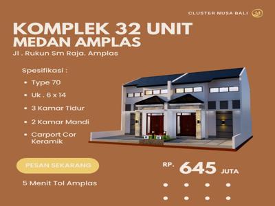 RUMAH MURAH 2 LANTAI DESAIN MEZZANINE DI SM RAJA BAJAK V