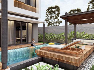 Rumah Sleman Barat Pasar Gentan Ngaglik Include Private Pool
