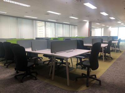 Sewa Kantor Full Furnished 152m2 di Midpoint, Thamrin Rp 100rb Nego,