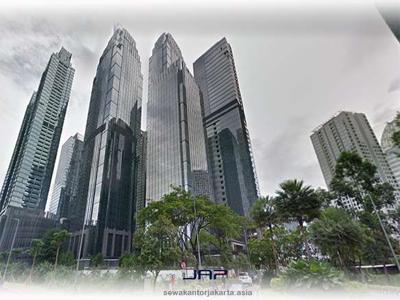 Sewa Kantor Treasury Tower Luas 141 m2 Bare area SCBD Jakarta Selatan