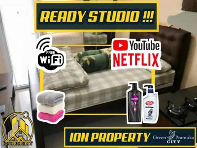 UNIT SIAP APARTEMENT GREEN PRAMUKA CITY FREE NETFLIX DAN WATER HEATER