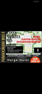 1.26. MP. Dijual Tanah di Taman Mahkota Mas, Makassar.