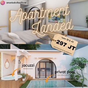 apartemen landed privat pool dan jacuzzi