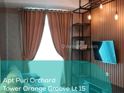 Apartement Puri Orchard Tower Orange Groove Wing B Lt 15, 2br, Full Furnished