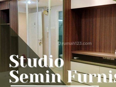 Apartement Studio Semi Furnish Bagus, Lantai Tinggi, Kedoya