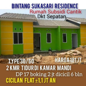 Cicilan Flat DP Murah Lokasi Strategis Rumah Cantik.
