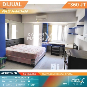 Dijual Apartemen Universitas Ciputra Surabaya Full Furnish