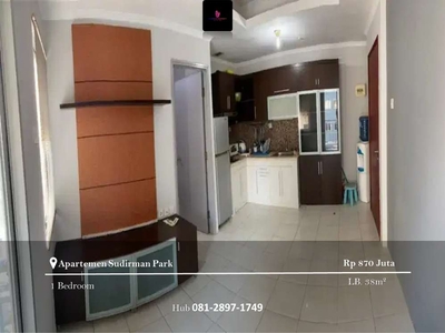 Dijual Apartment Sudirman Park 1BR Full Furnished