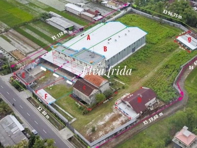 Dijual Cepat Pabrik Lokasi Strategis Nol KM Jalur Propinsi Mojokerto
