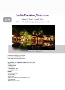 Dijual hotel kraton jimbaran