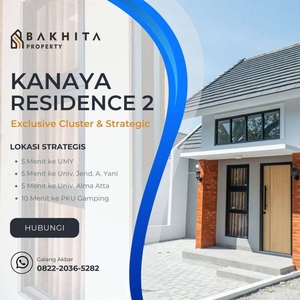 Dijual Rumah Modern 1 Lantai 5 Menit dari Kampus UMY